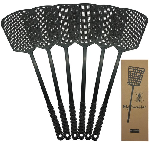 Pcs black plastic fly - black,