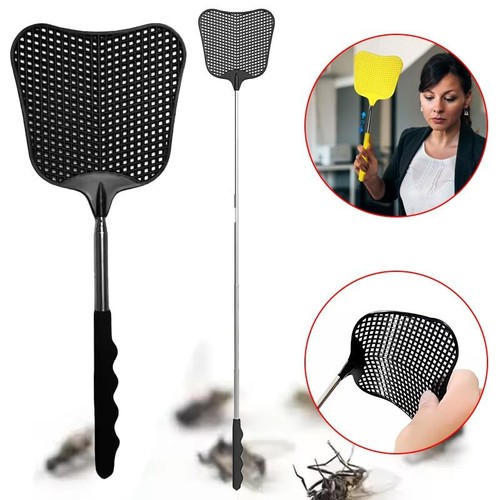 Telescopic fly swatter with - telescopic,