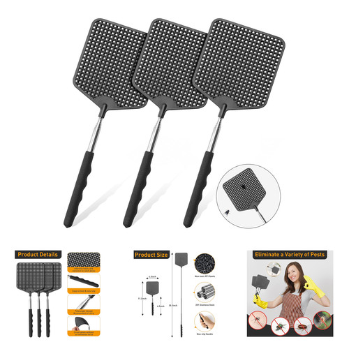 Telescopic fly swatter - telescopic,