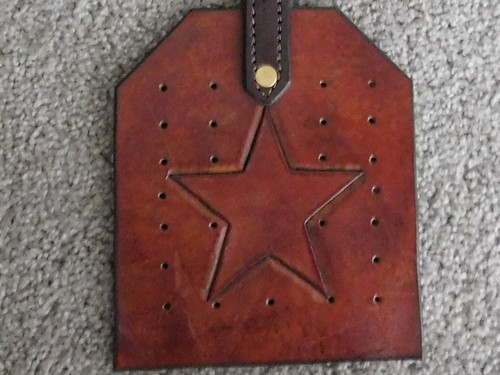 Handcrafted leather fly - handcrafted,