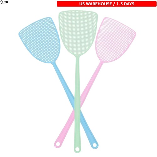Flexible long fly swatter set - long,
