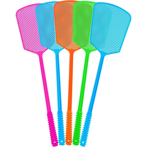 Fly swatter pack plastic - swatter,5,